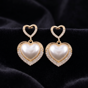 Double Heart Earrings for women